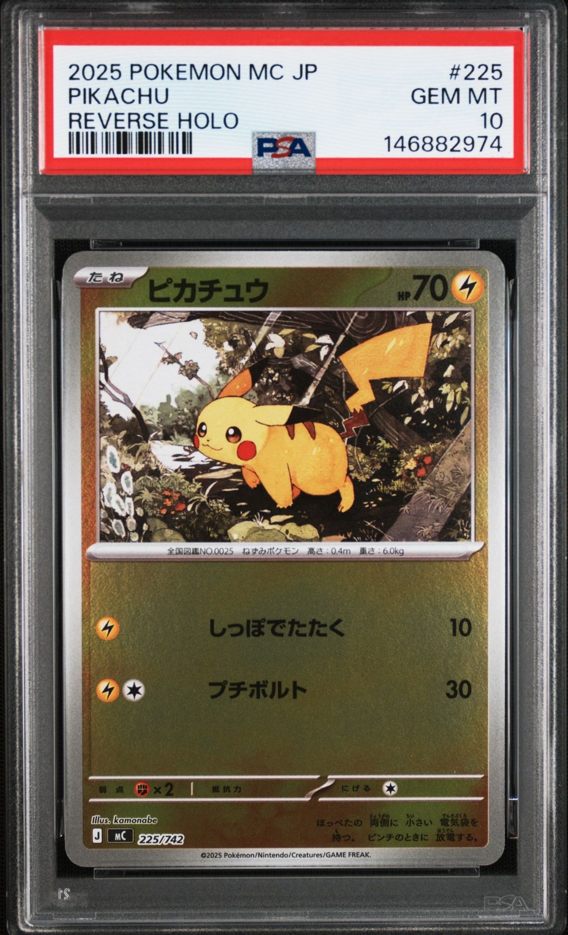 【PSA10】連番2枚セット ピカチュウ ミラー スタートデッキ100 PSA10】ピカチュウ :ミラー [MC 225/742](スタートデッキ100「バトル