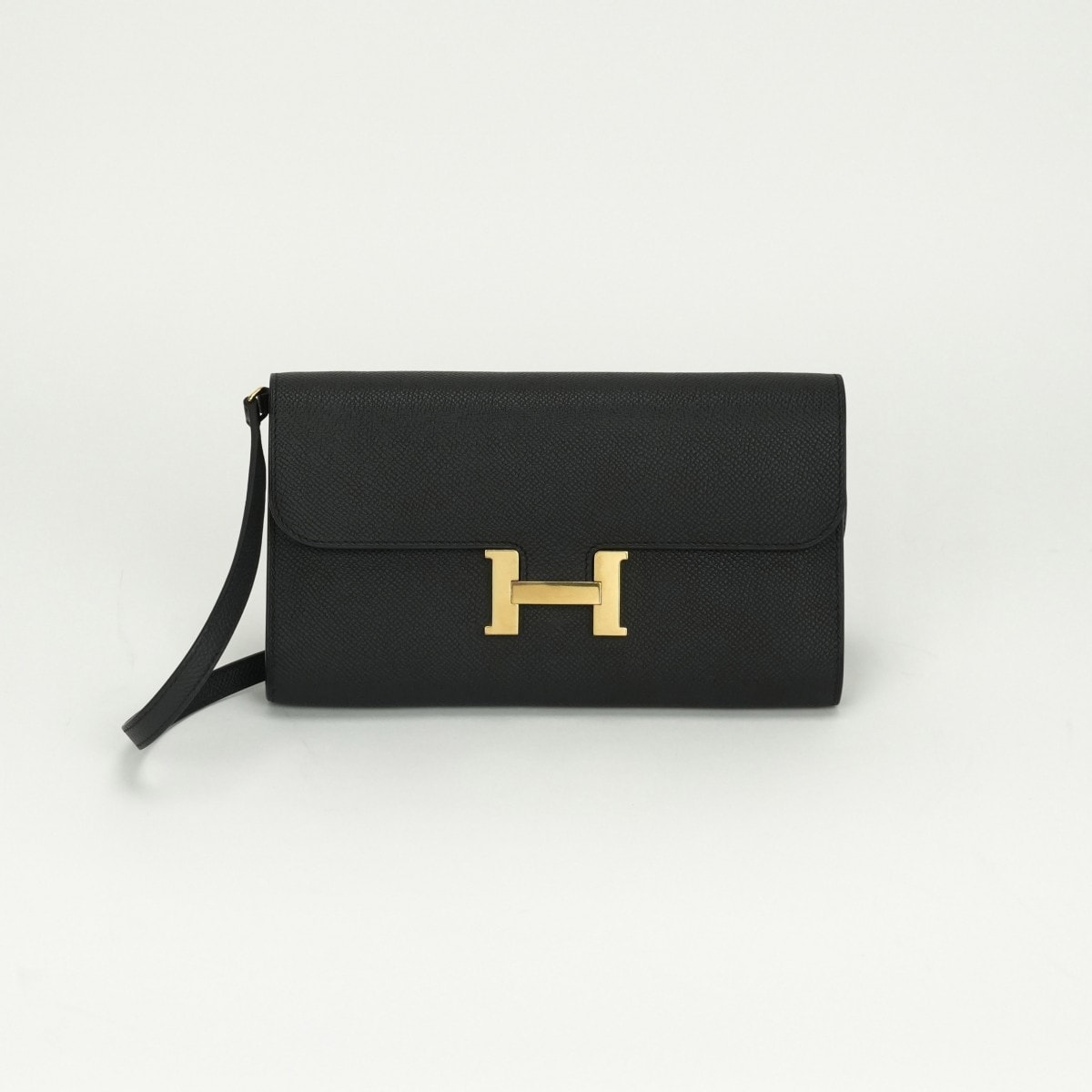 エルメス HERMES コンスタンストゥーゴー コンスタンス トゥーゴー 財布 長財布 ロングウォレット エプソン ノワール noir ブラック black 黒 ゴールド金具 ヴォーエプソン