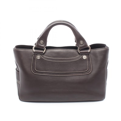 セリーヌ CELINE ブギーバッグ ハンドバッグ バッグ レザー レディース ブラウン系 【中古】
