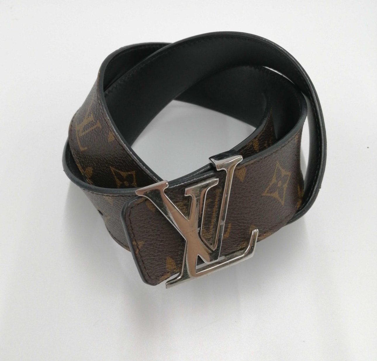 Louis Vuitton LV Initiales 40MM Reversible Belt Monogram "Silver"