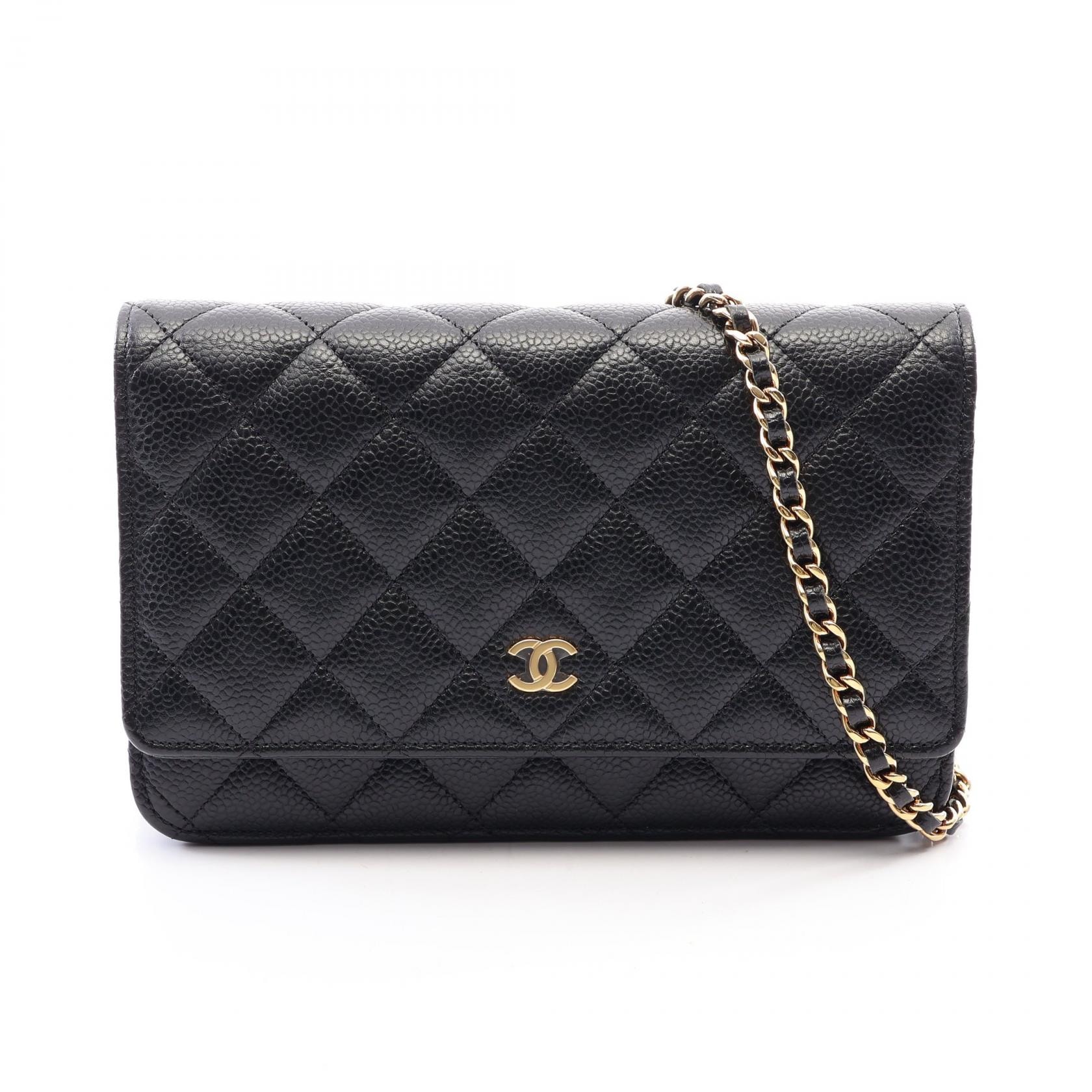 シャネル CHANEL マトラッセ ショルダーバッグ バッグ キャビアスキン(グレインドカーフ) レディース ブラック系 AP0250 【中古】