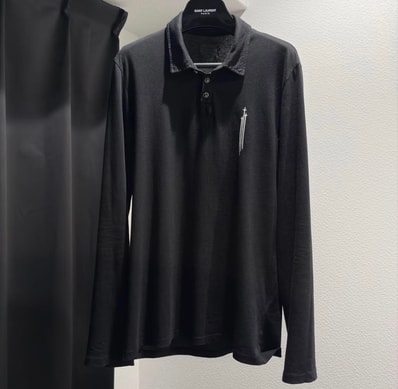 CHROME HEARTS 3CROSS long sleeve shirts