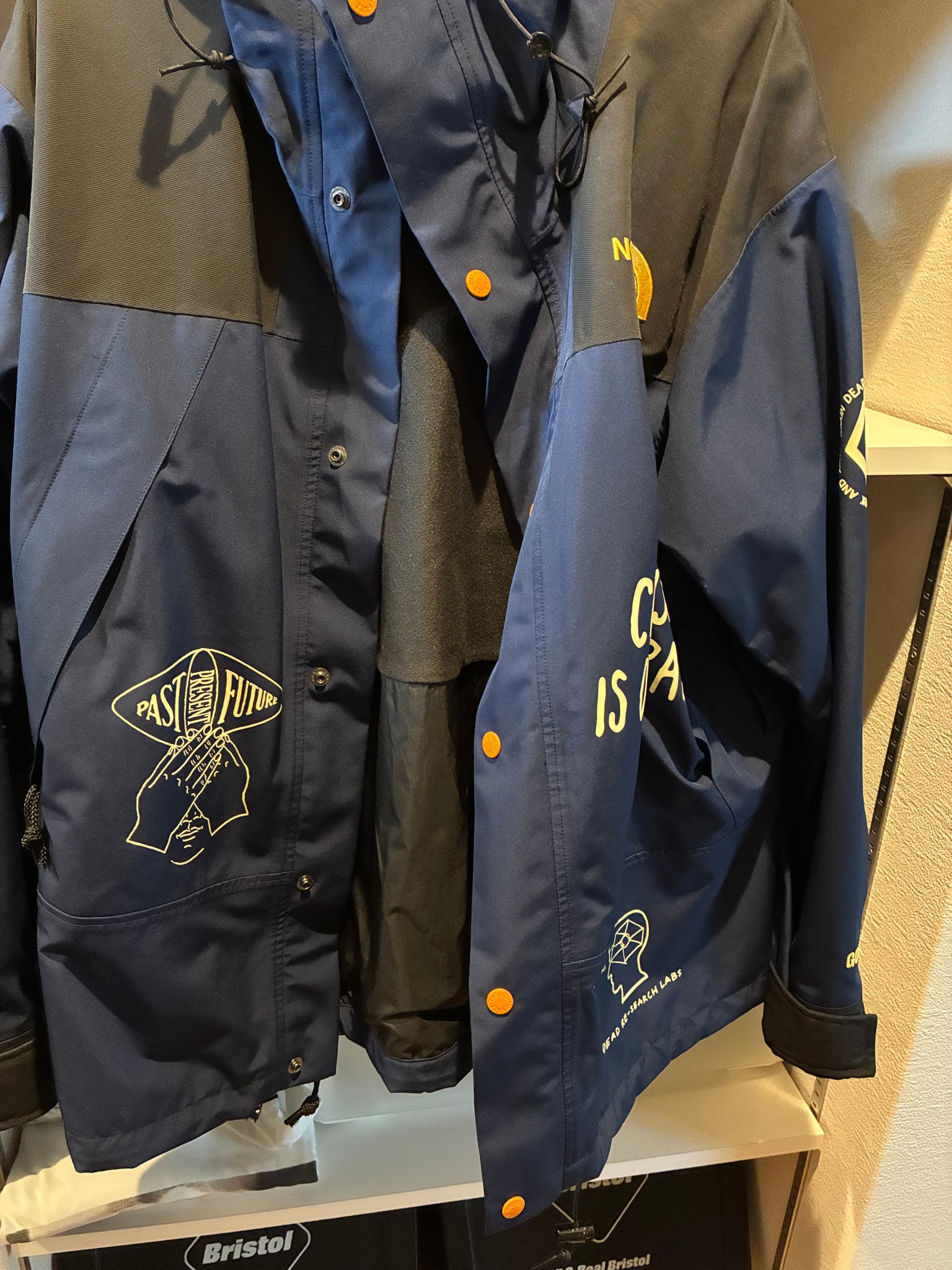 The North Face x Brain Dead Civilisation Is Overrated Parka "Blue"