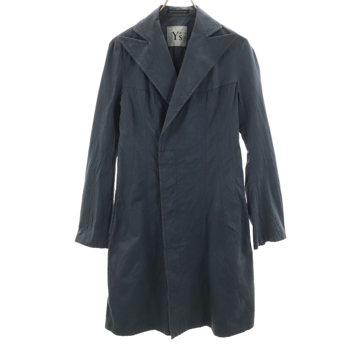 Y's ワイズ 90s 日本製 オールド スプリングコート チャコールグレー ヨウジヤマモト