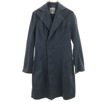Y's ワイズ 90s 日本製 オールド スプリングコート チャコールグレー ヨウジヤマモト