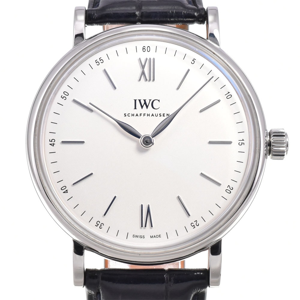値下 IWC IWC SCHAFFHAUSEN IW511102 ハンドワインド ピュア クラシック 手巻き メンズ 良品 箱・保証書付き C#147024