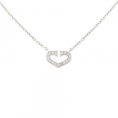 カルティエ Cハート ネックレス