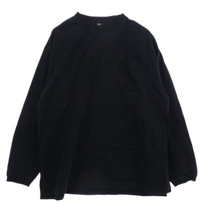 Ron Herman ロンハーマン Tシャツ 3120900164 RHC Wide Crew Neck Long Sleeve Tee ワイド クルーネック ロングスリーブ 長袖 Tシャツ ブラック ブラック系 XL【中古】