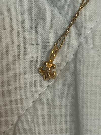 Chrome Hearts 22K #B Stack Charm BS Flare V2 "Gold"