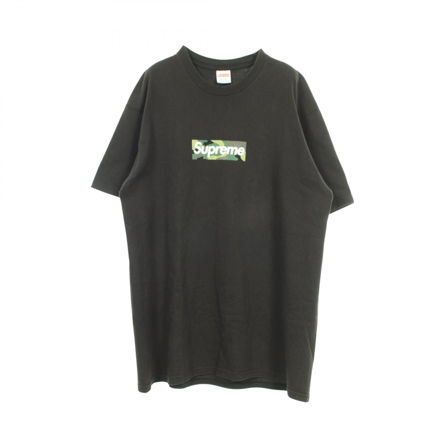 シュプリーム Supreme 23FW Camo Box Logo Tee 半袖Tシャツ 衣料品 トップス コットン メンズ ブラック系 【中古】