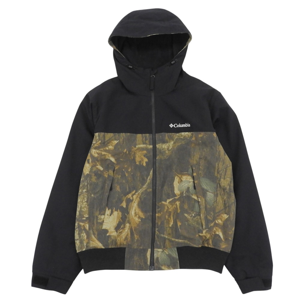 コロンビア 美品 ロマビスタジャケット メンズ ブラック×カモフラ 223XM4292 S