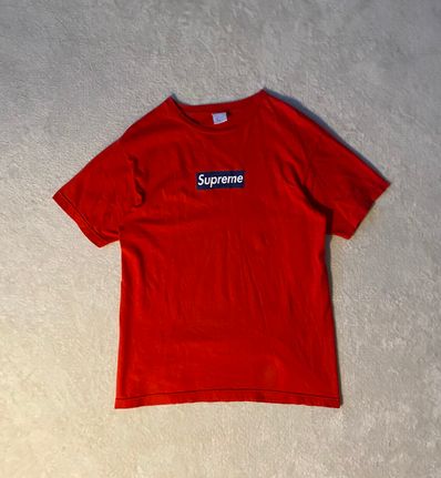 supreme ヴィンテージ 赤 Tシャツ 古着