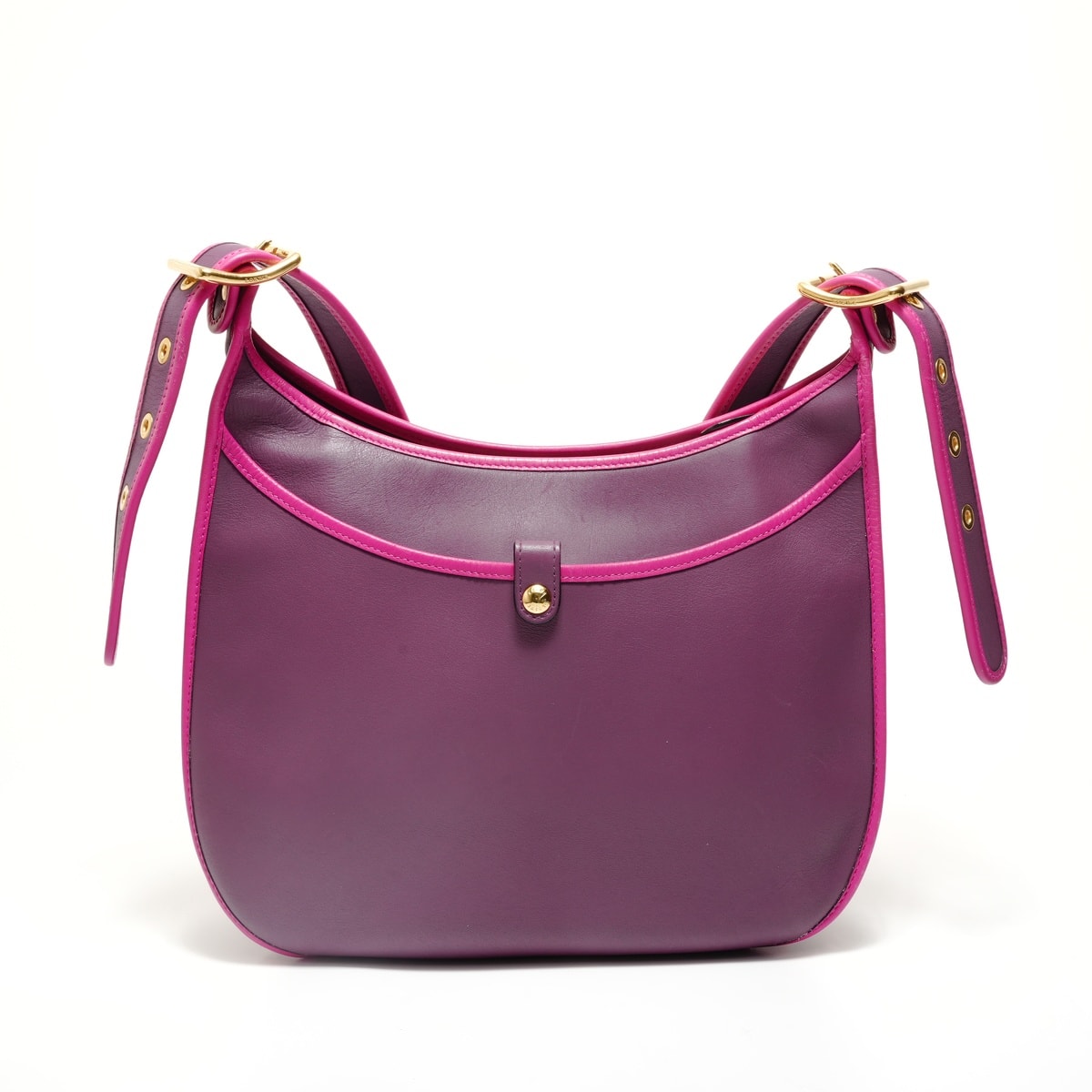 D (傷や汚れあり)】ロエベ LOEWE アナグラム レザー ショルダーバッグ