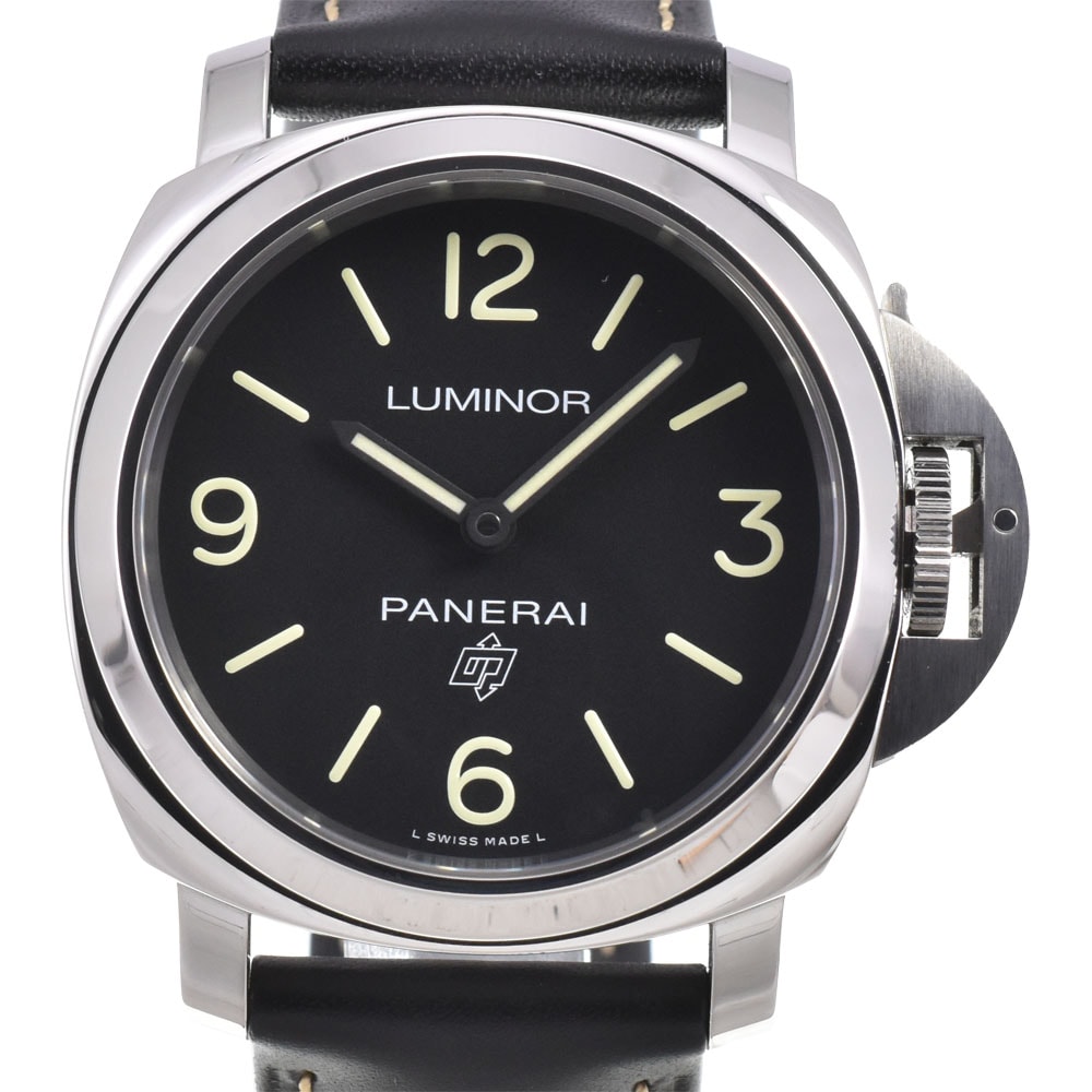 パネライ PANERAI PAM00773 ルミノール ベース アッチャイオ 手巻き メンズ 美品 箱・保証書付き R#146560