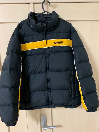 supreme Stripe Panel Down Jacket