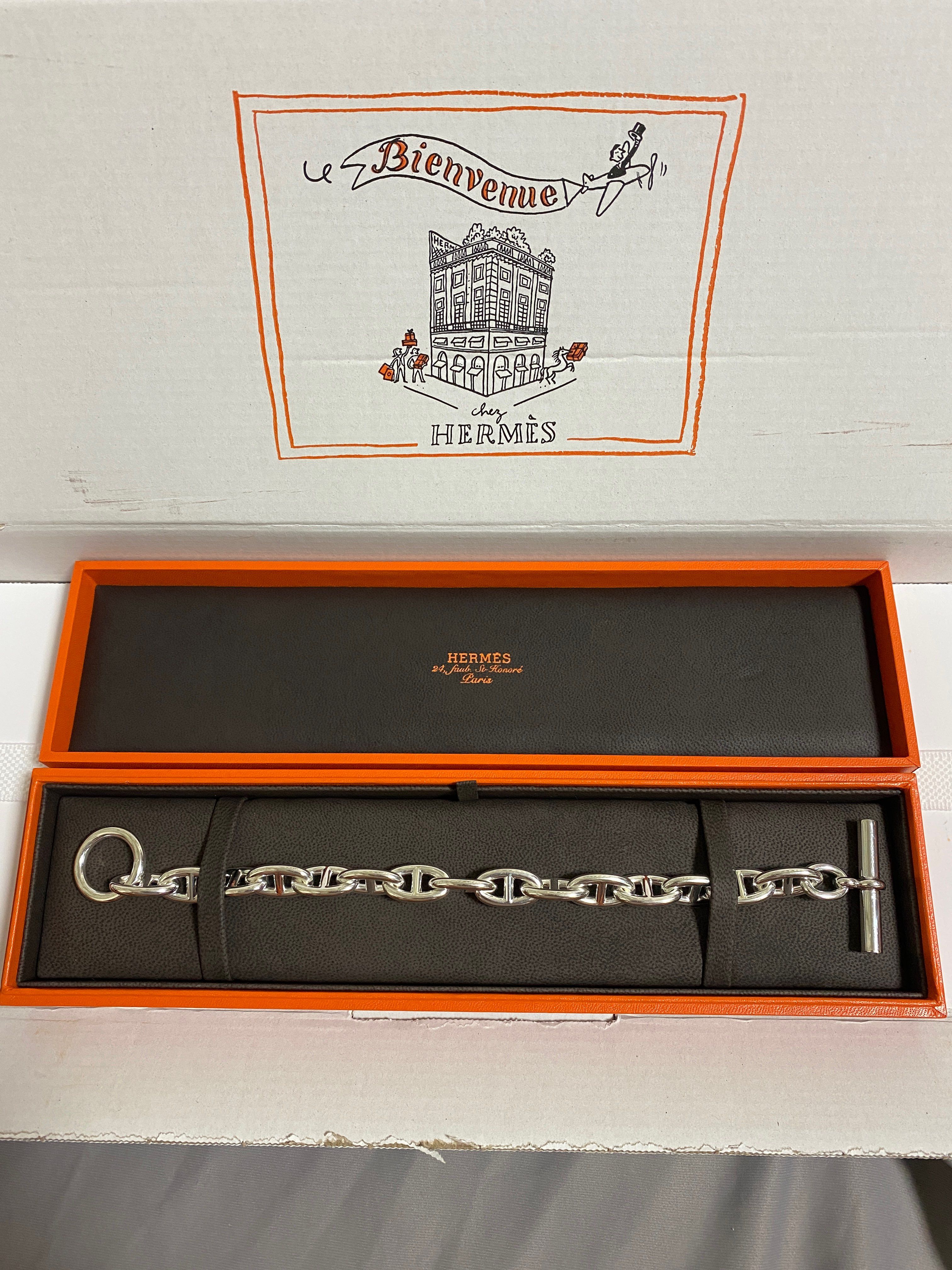 Hermes Chaine D'ancre GM Bracelet "Silver"