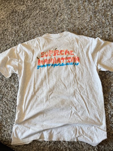 Supreme Manhattan Tee "Ash Grey"