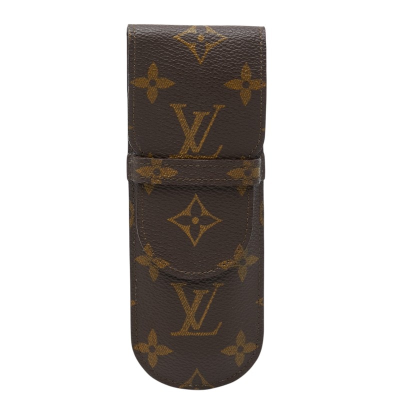 ルイ ヴィトン モノグラム エテュイ スティロ ペンケース M62990 ブラウン PVC レディース LOUIS VUITTON 【中古】