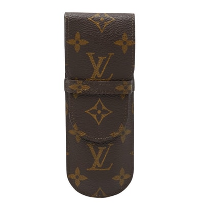 ルイ ヴィトン モノグラム エテュイ スティロ ペンケース M62990 ブラウン PVC レディース LOUIS VUITTON 【中古】