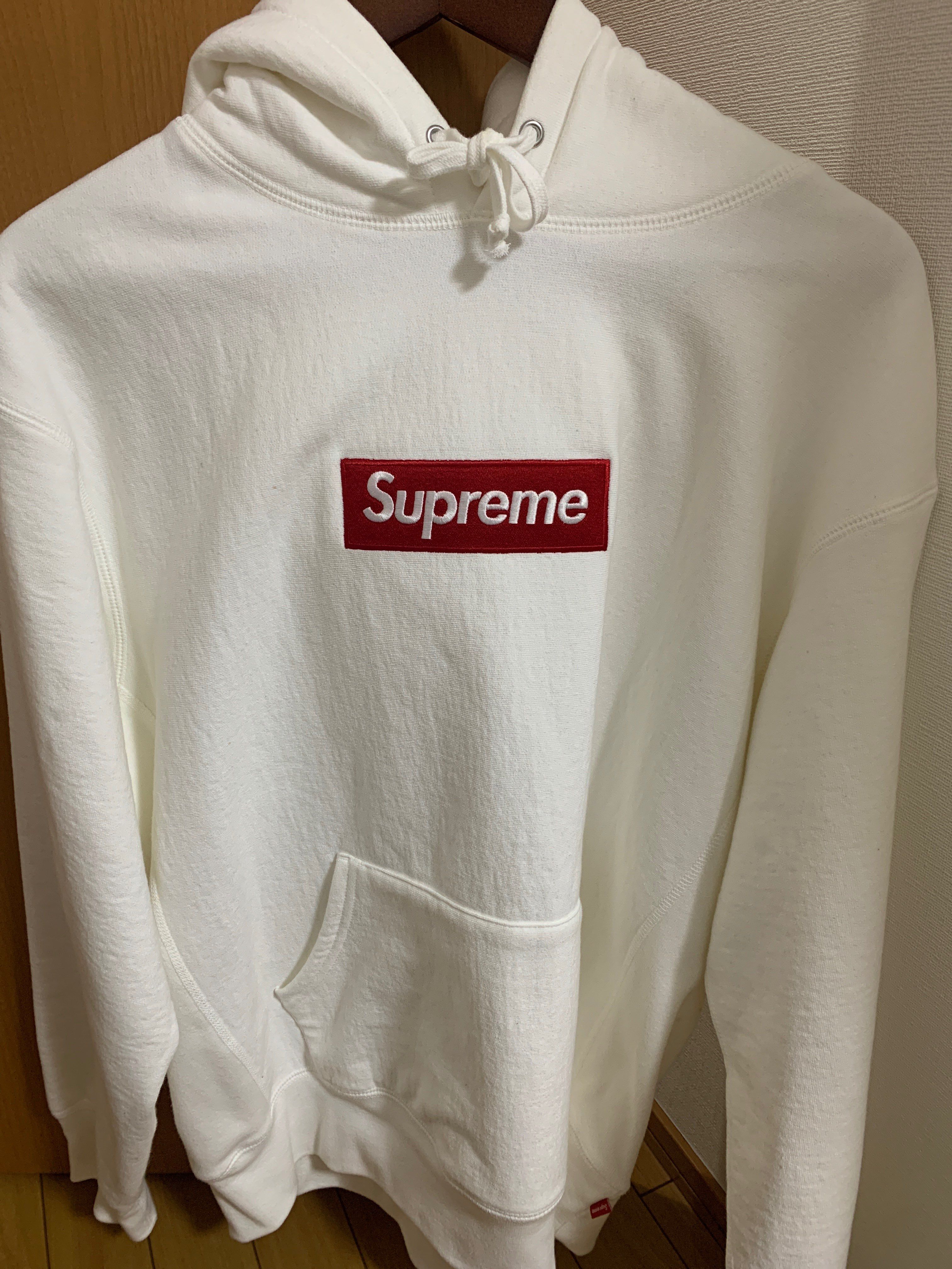 Supreme Box Logo Hooded Sweatshirt "White" (21FW)