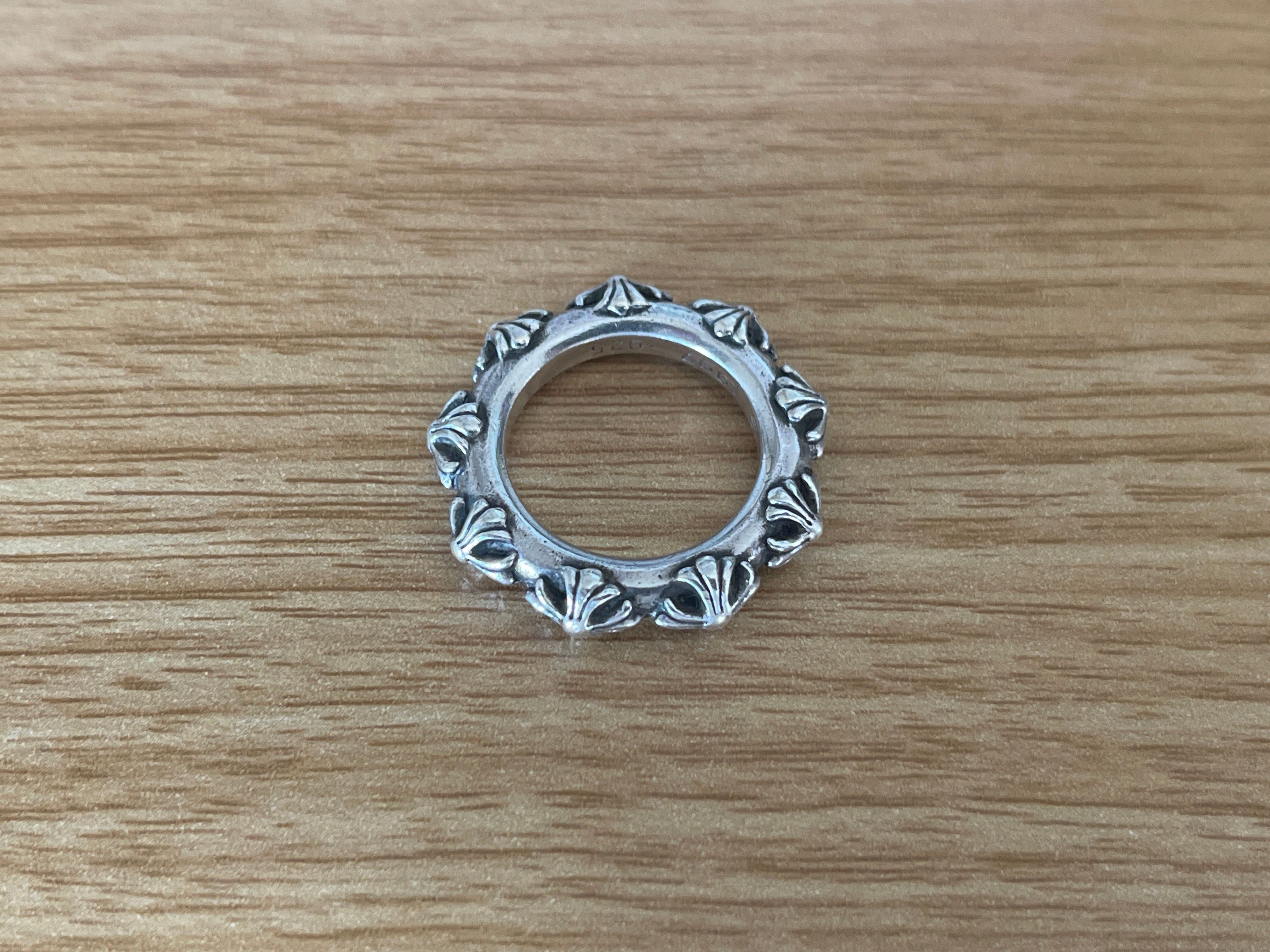 Chrome Hearts Cross Band Ring "Silver"