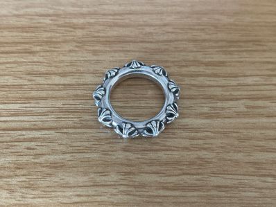 Chrome Hearts Cross Band Ring "Silver"