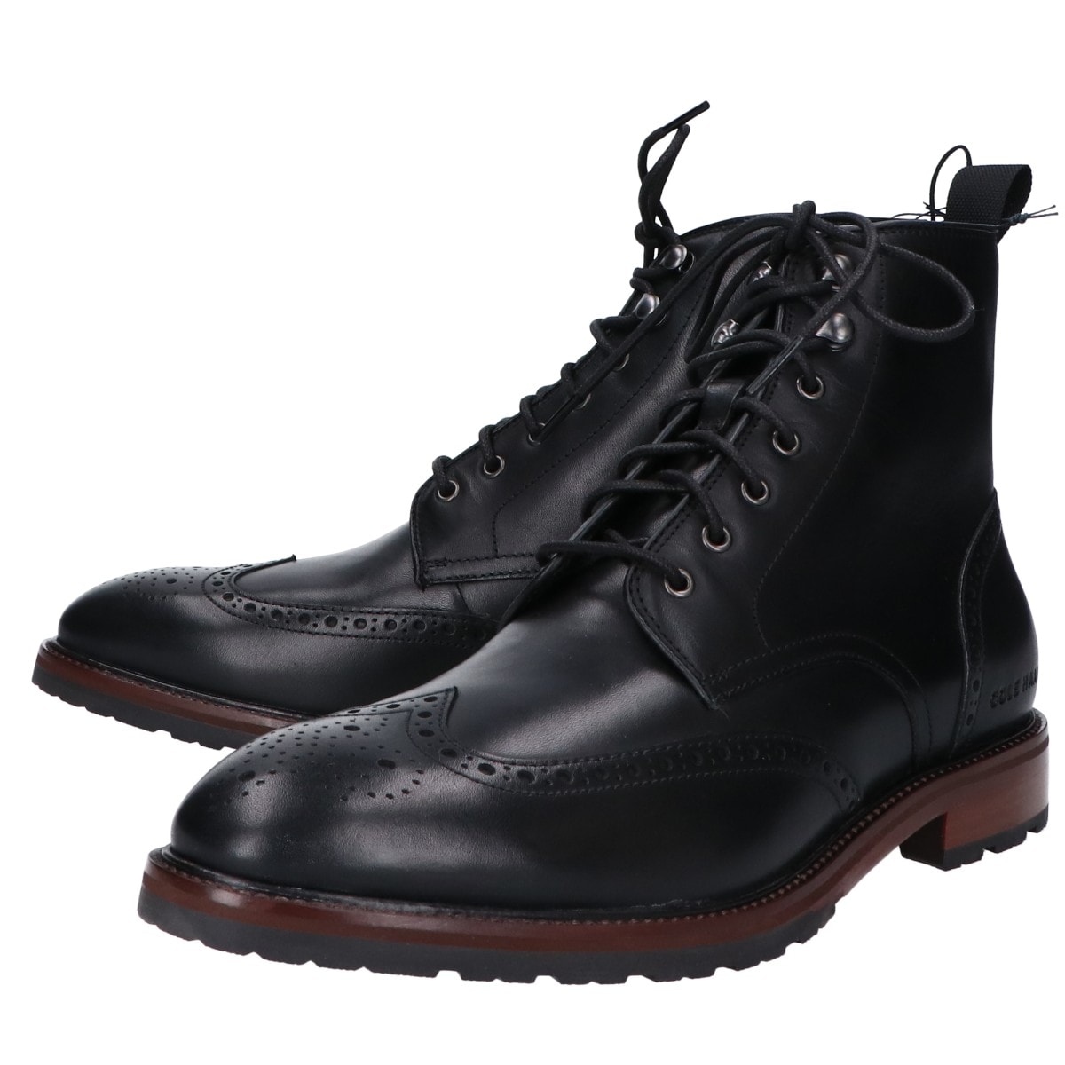 コールハーン 新品同様 C37585 バークシャーラグウィングチップ 8