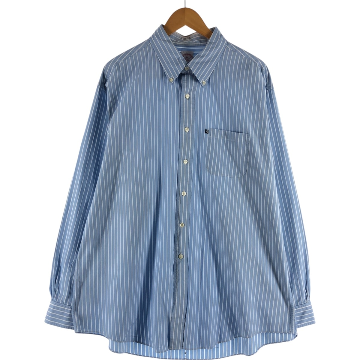 古着 ブルックスブラザーズ Brooks Brothers 346 長袖 ボタンダウンストライプシャツ メンズXL相当/eaa531103