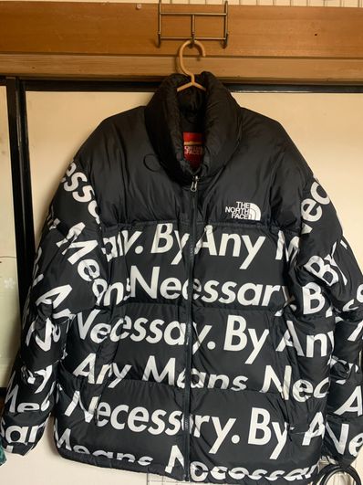 Supreme x The North Face By Any Means Nuptse Jacket "Black"
