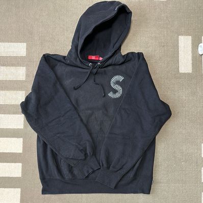 Supreme S Logo Hooded Sweatshirt "Black" (20FW)