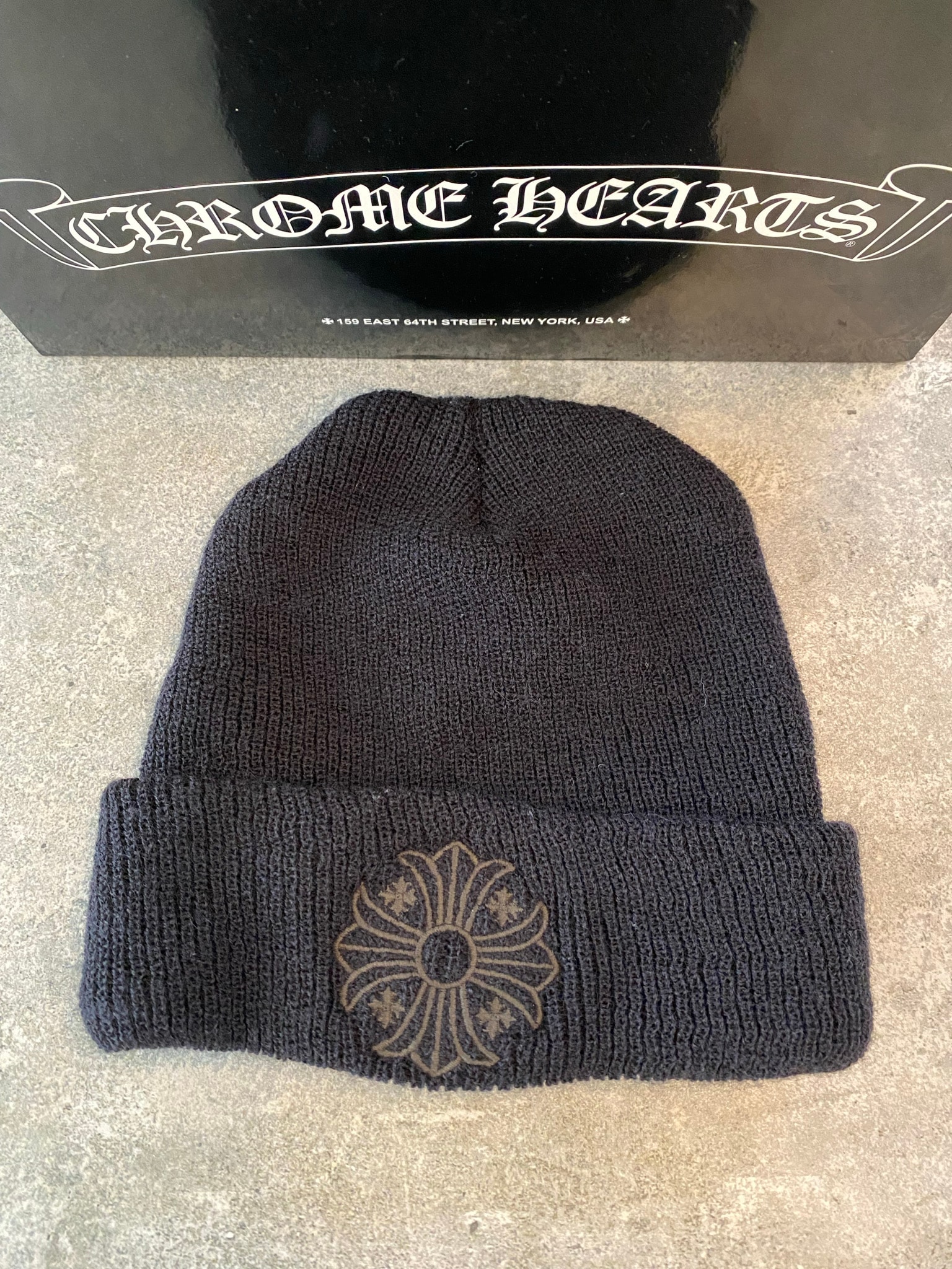 Chrome Hearts Wool Watch Cap CH Plus "Black"