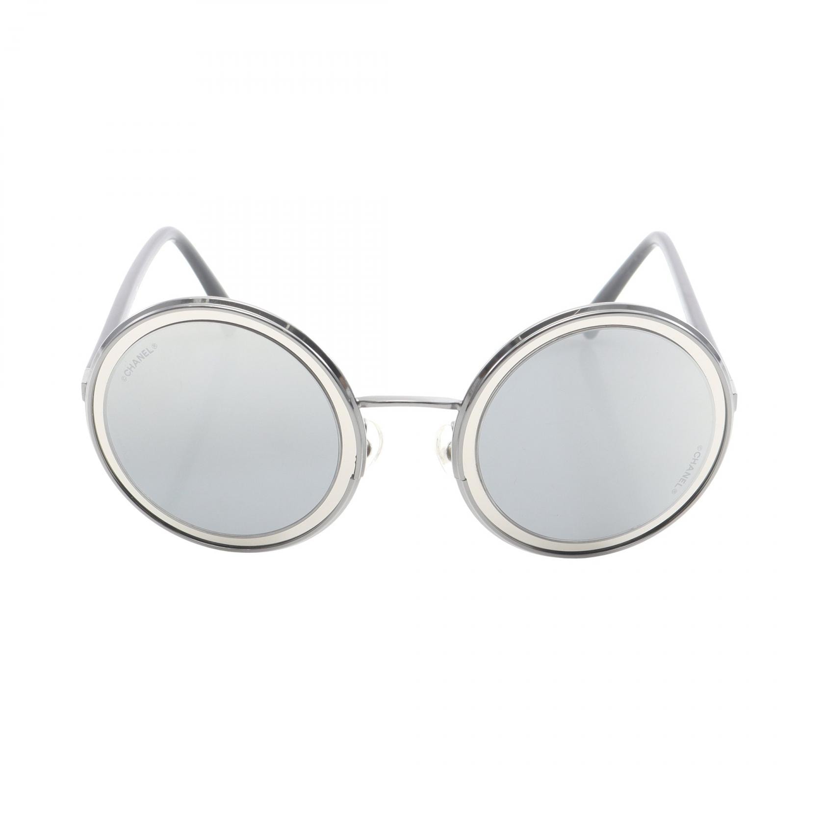 シャネル CHANEL サングラス 衣料品 メタル レディース シルバー系 / ブラック系 【中古】