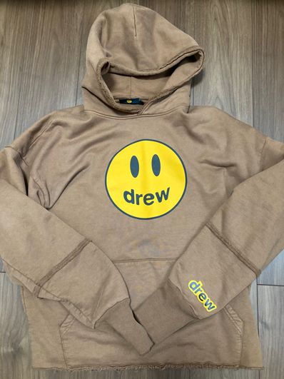 drew house mascot deconstructed hoodie "Brown"
