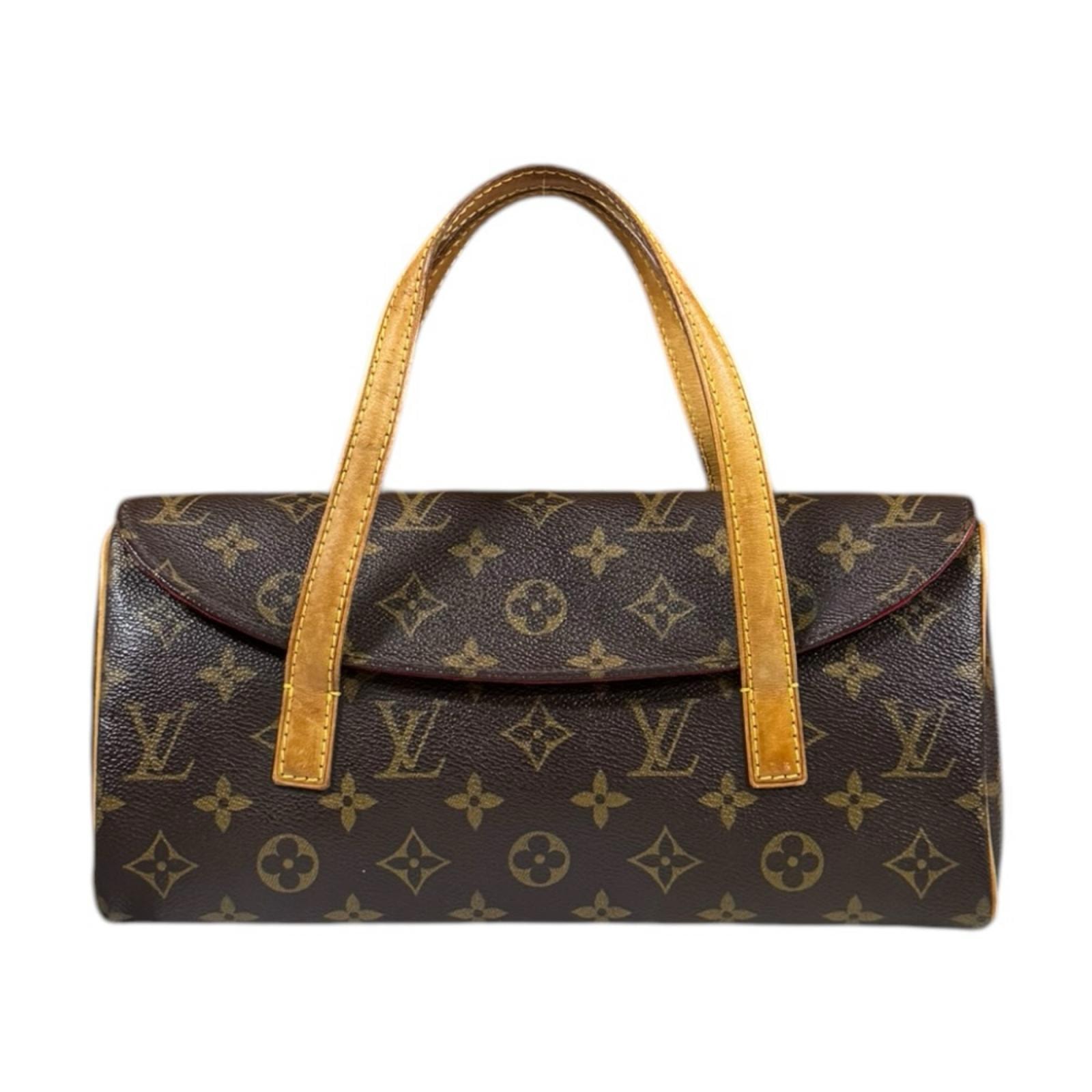 ルイヴィトン ソナチネ モノグラム ハンドバッグ モノグラムキャンバス M51902 ブラウン レディース LOUIS VUITTON  中古