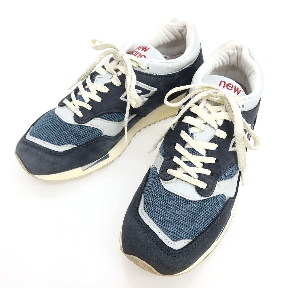 【中古】ニューバランス NEW BALANCE U1500VNV スエード スニーカー ネイビー【サイズ27】【メンズ】