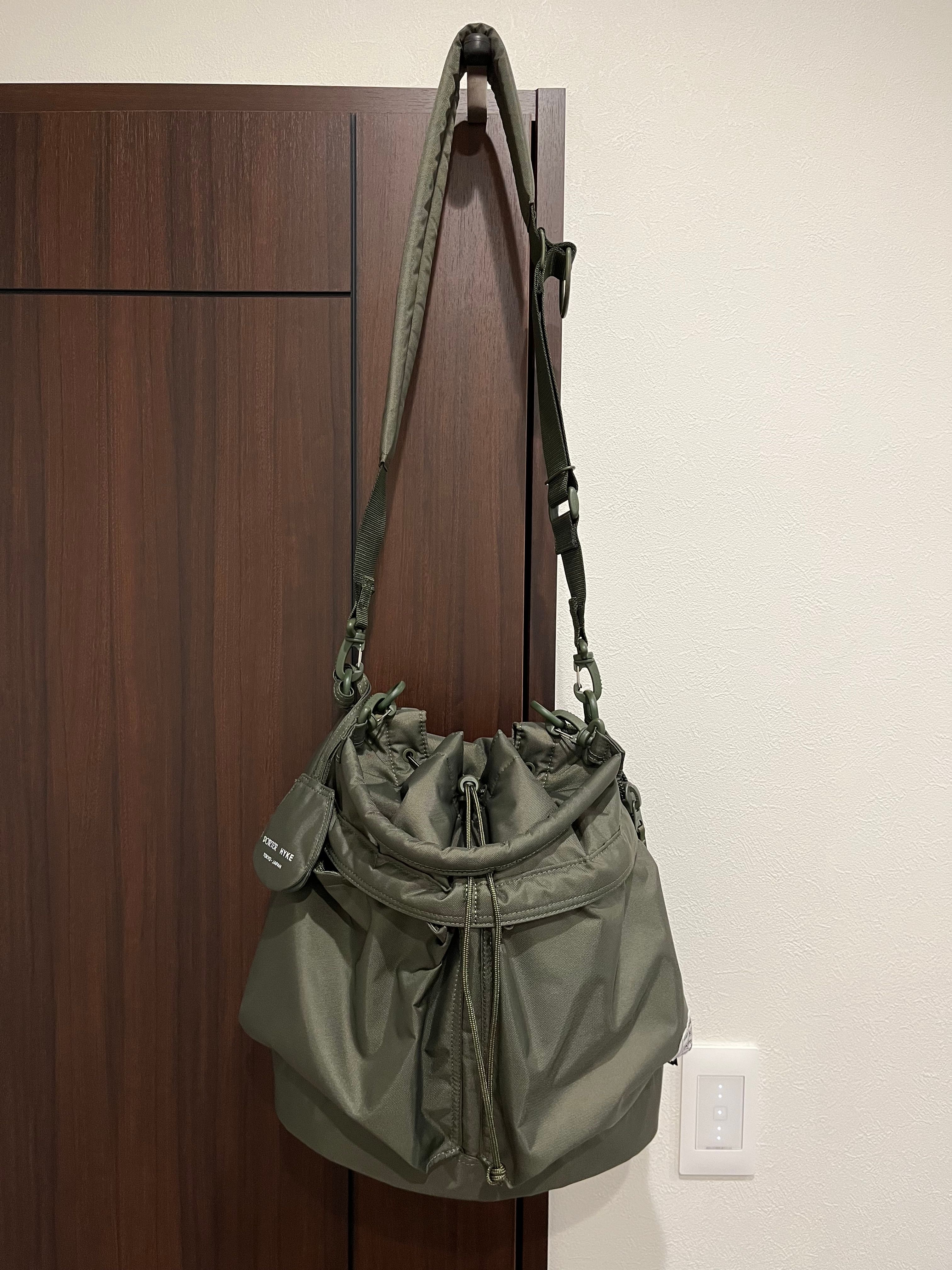 PORTER x hyke 2Way Tool Bag (Large) 19251 "Olive Drab"