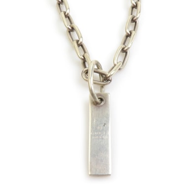 グッチ GUCCI ネックレス シルバー925 シルバー メンズ【中古】 h32532a