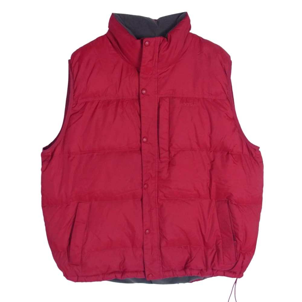 L.L.Bean エルエルビーン ベスト フロントポケット ダウン ベスト エンジ系 XXL【中古】