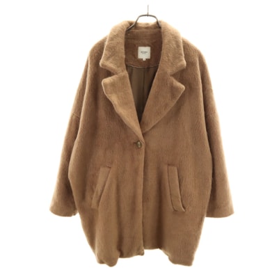 BEAMS HEART ビームスハート シャギー コート M ベージュ