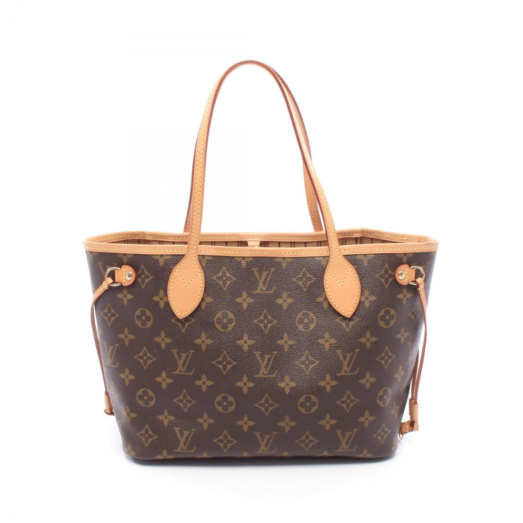 ルイ・ヴィトン LOUIS VUITTON ネヴァーフルPM モノグラム トートバッグ バッグ PVCコーティングキャンバス レザー モノグラム レディース ブラウン系 M40155 【中古】