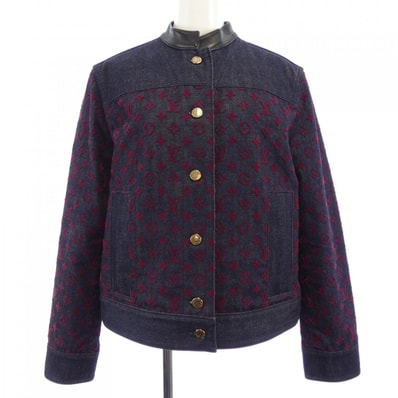 ルイヴィトン LOUIS VUITTON フロックド モノグラム FPJA35AAX デニムジャケット