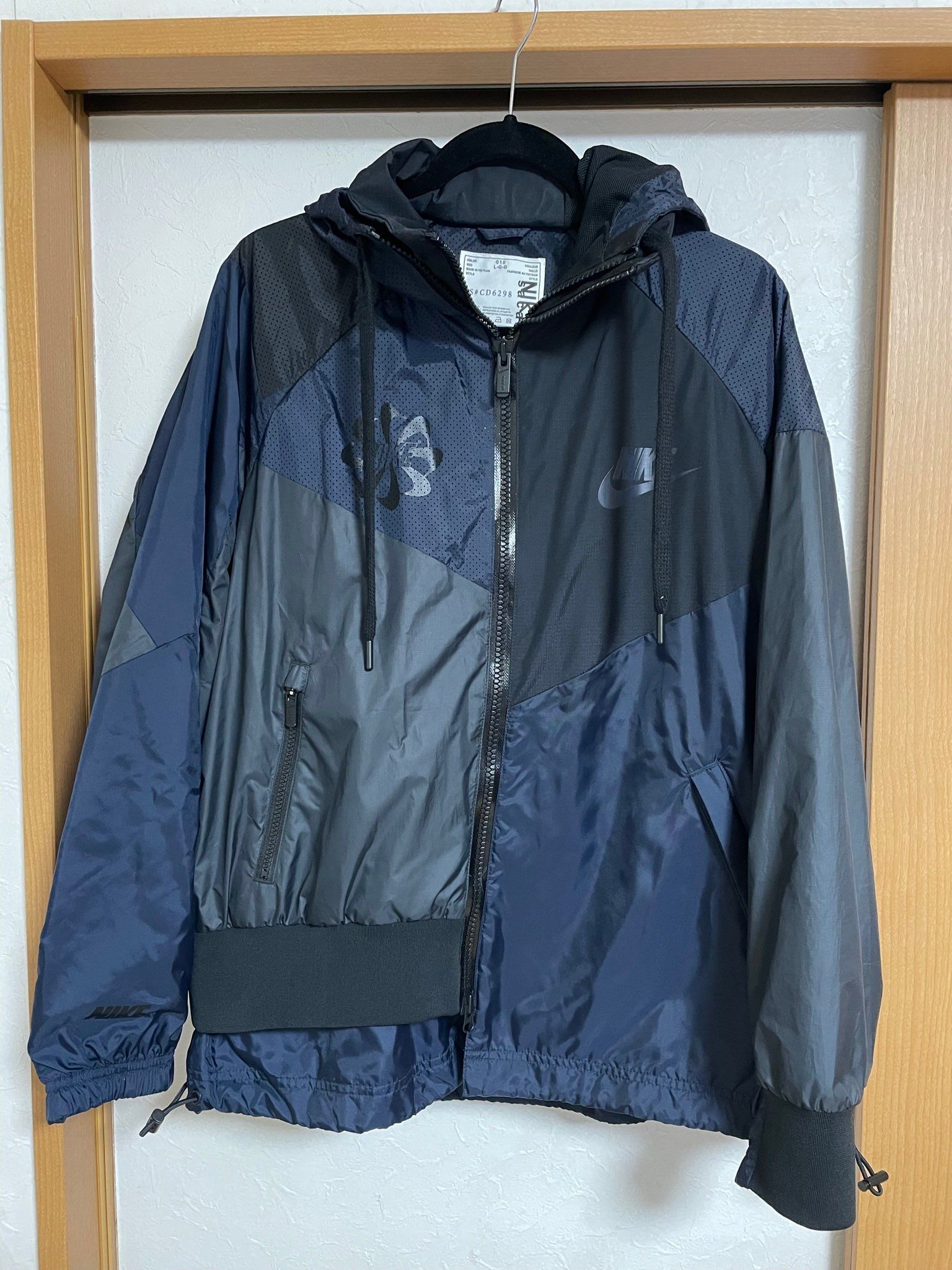 Nike x Sacai Hooded Anorak "Black"