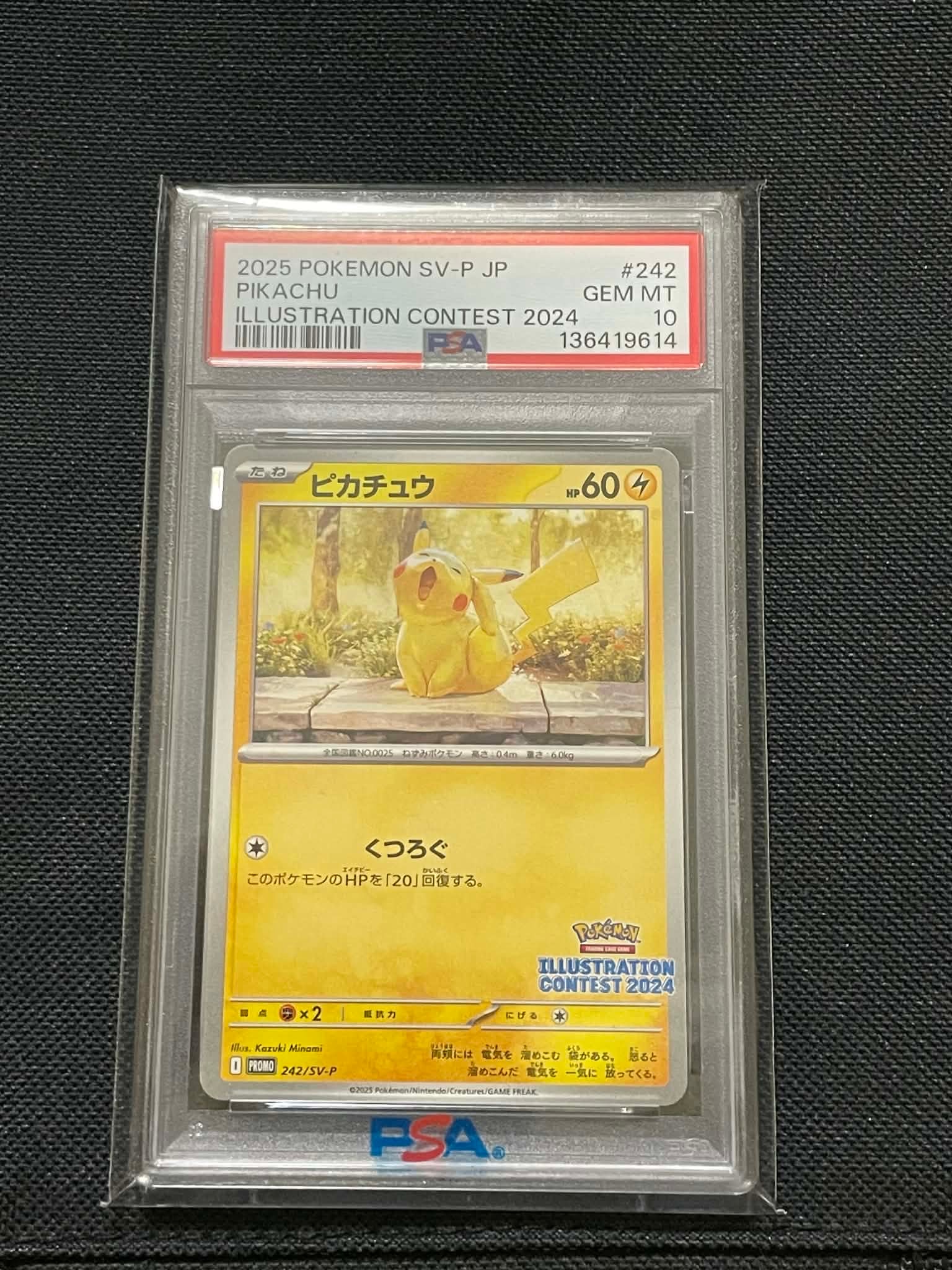 ピカチュウ [SV-P 242](プロモカードパック「イラストレーションコンテスト 2024 受賞作品プロモカード化記念キャンペーン」)