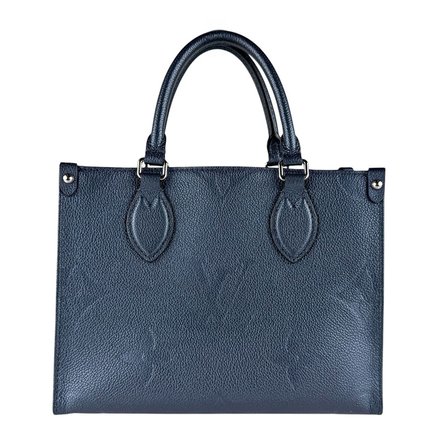 ルイ ヴィトン LOUIS VUITTON ハンドバッグ ショルダーバッグ モノグラム アンプラント オンザゴーPM モノグラムアンプラント メタリックブルー レディース M58956【中古】 z9673
