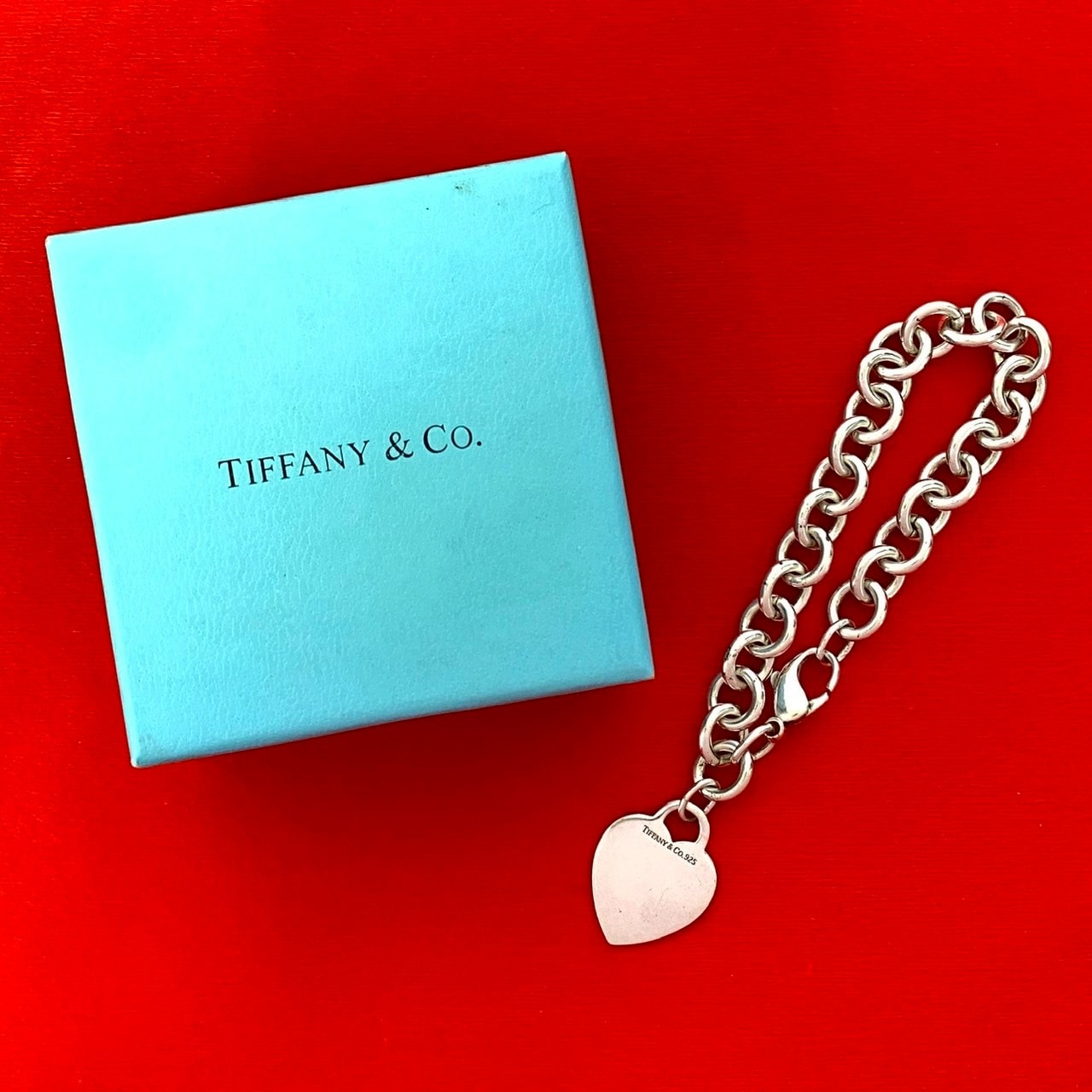 TIFFANY&Co. ティファニー ハートタグ シルバー925 ブレスレット シルバー
34424