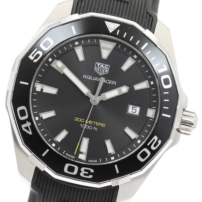 ★保 タグホイヤー アクアレーサー デイト WAY101A メンズ 【中古】