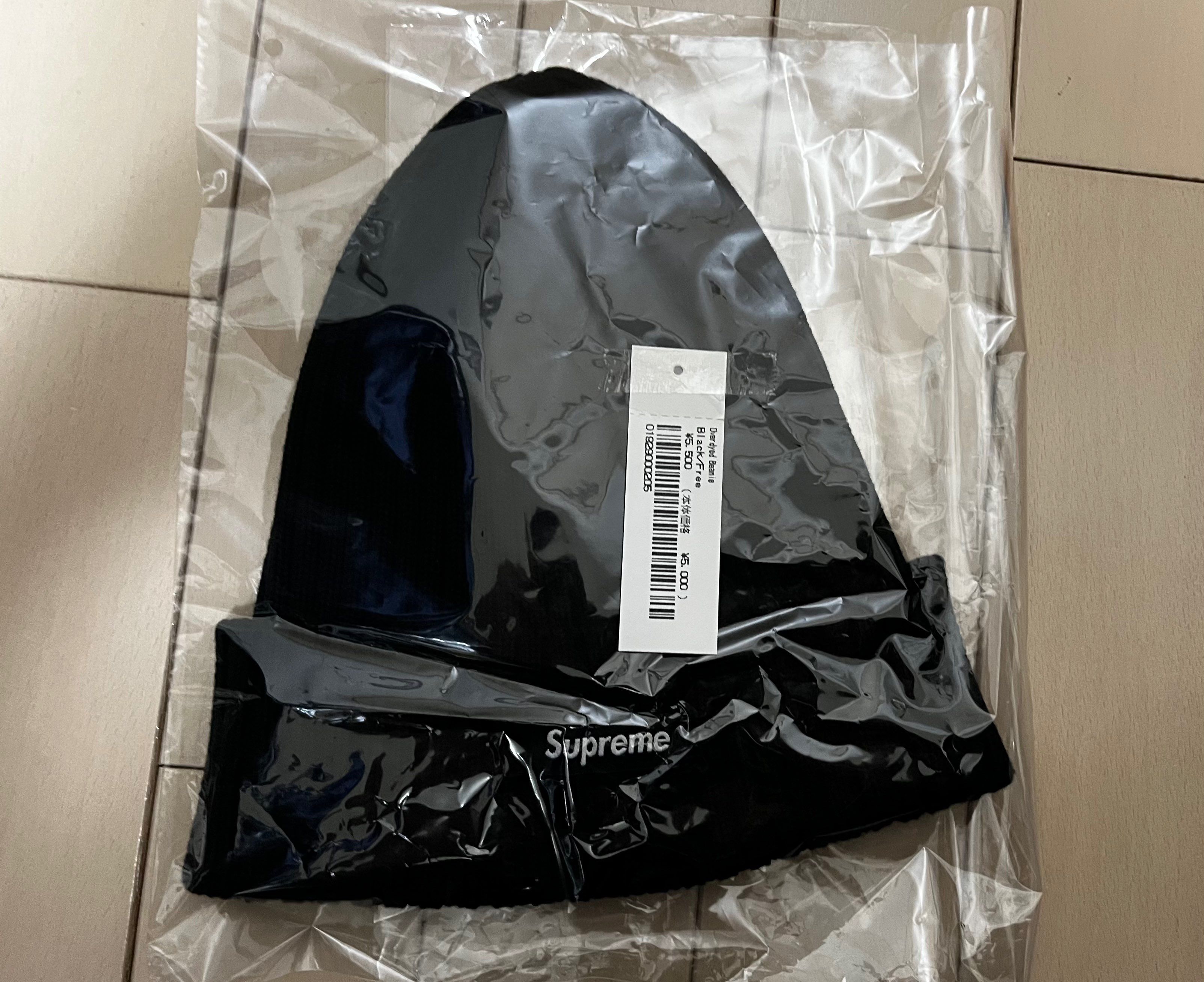 Supreme SS21 Overdyed Beanie "Black"(21SS)