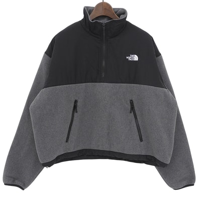 ノースフェイス デナリ ショート丈 フリースジャケット レディース チャコール XL XL