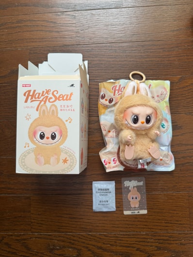 POP MART THE MONSTERS (LABUBU) Have a Seat Plush Series BABA