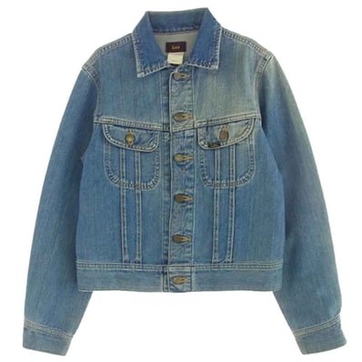Lee リー デニムジャケット 0411 デニム ジャケット インディゴブルー系 S【中古】